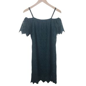 HOPE & HARLOW Crocheted Off the Shoulder Dress Size 4